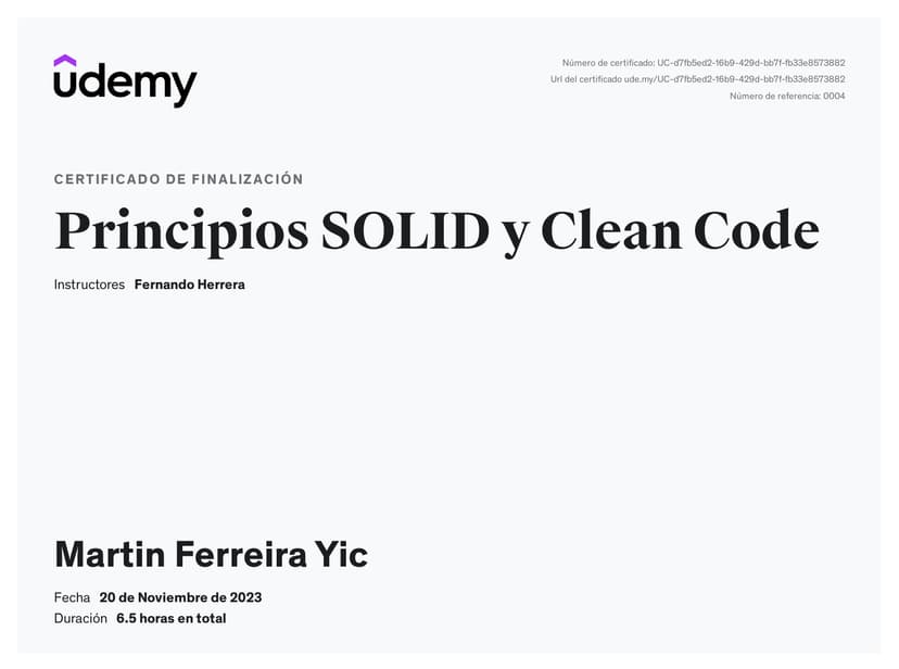 Principios SOLID y Clean Code